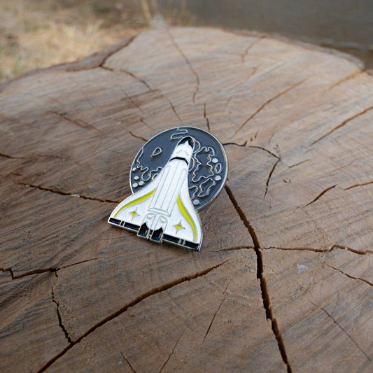 The Last of Us Rocket Ship Metallic Pin