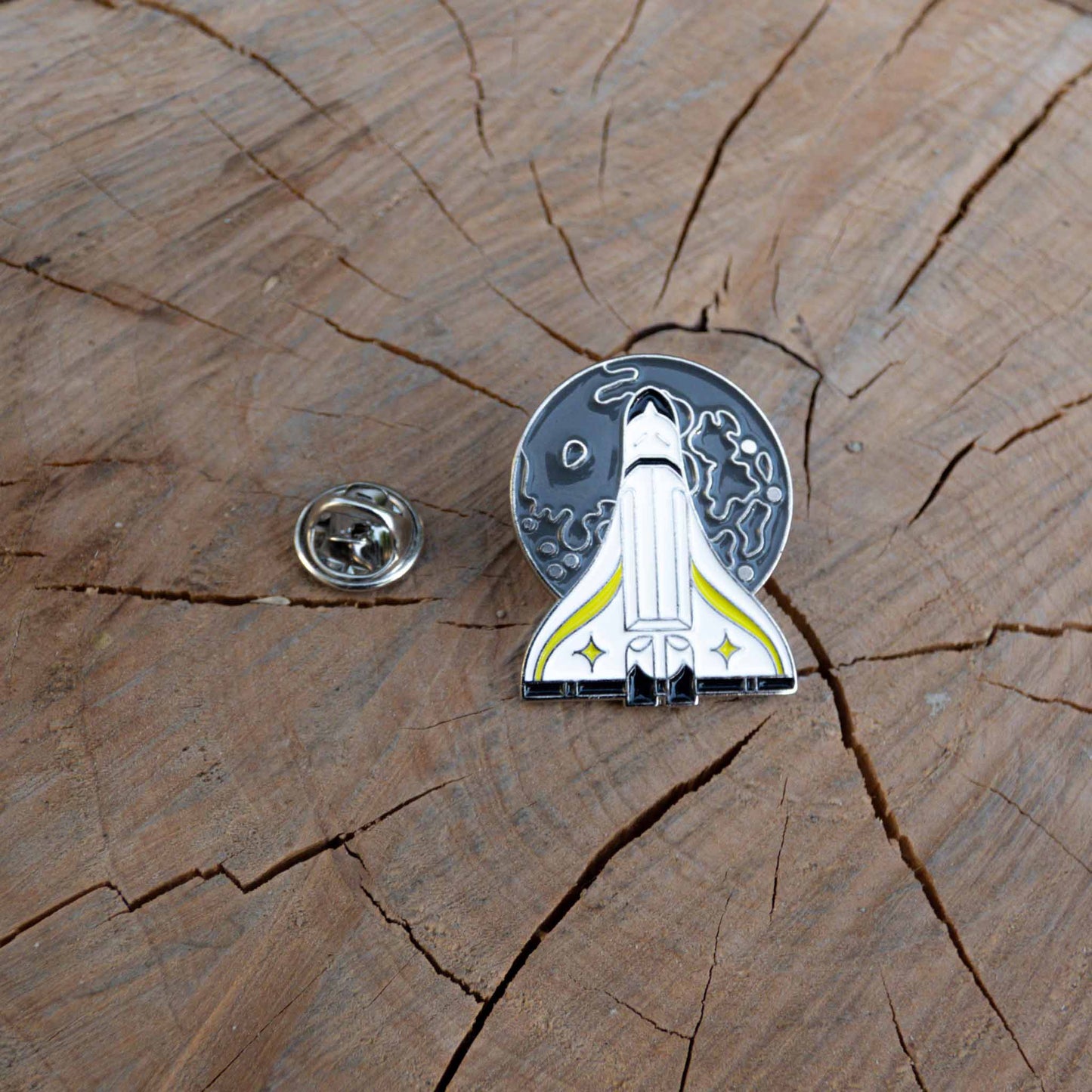 The Last of Us Rocket Ship Metallic Pin