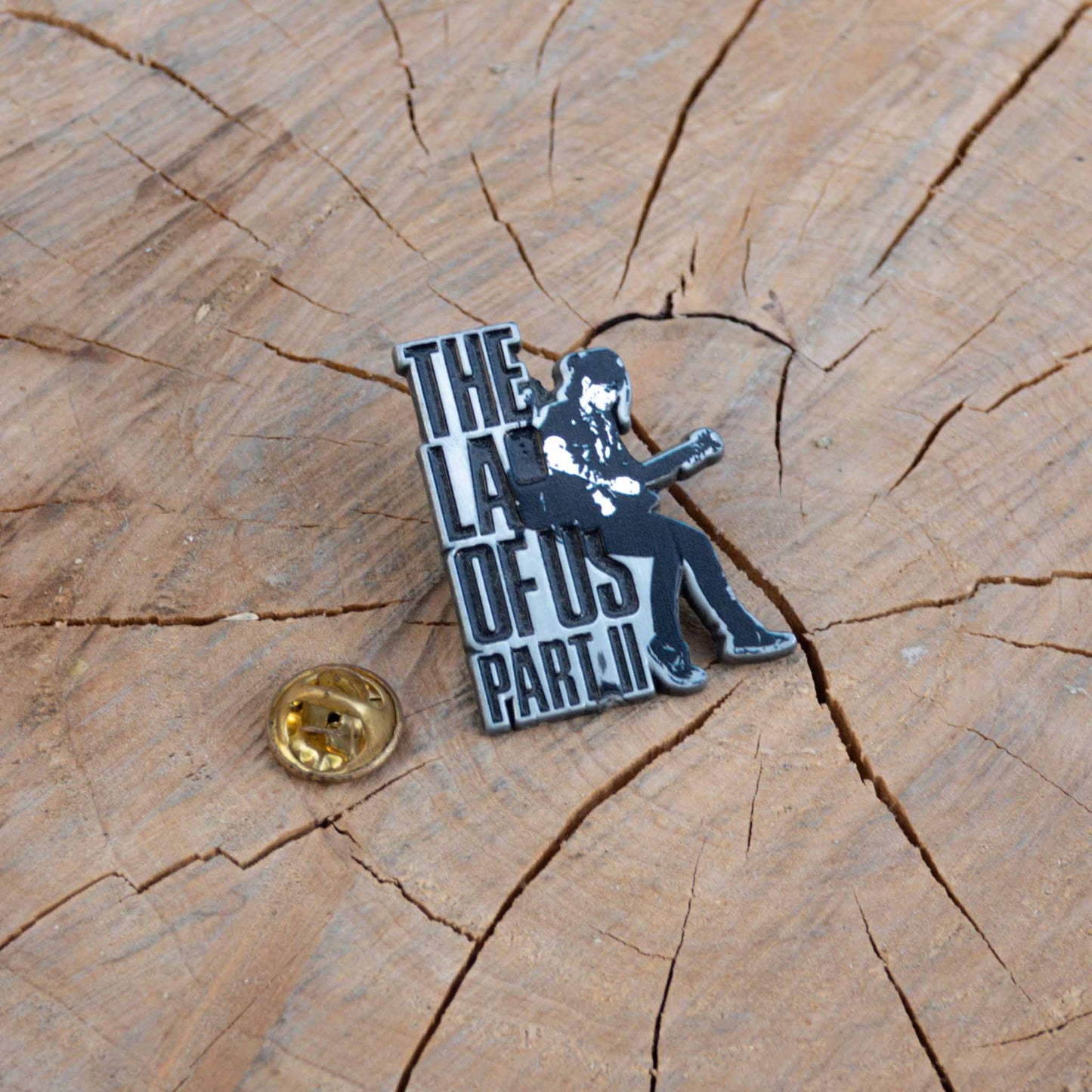 The Last of Us Part II Ellie with Guitar Metal Pin Extremely Detailed