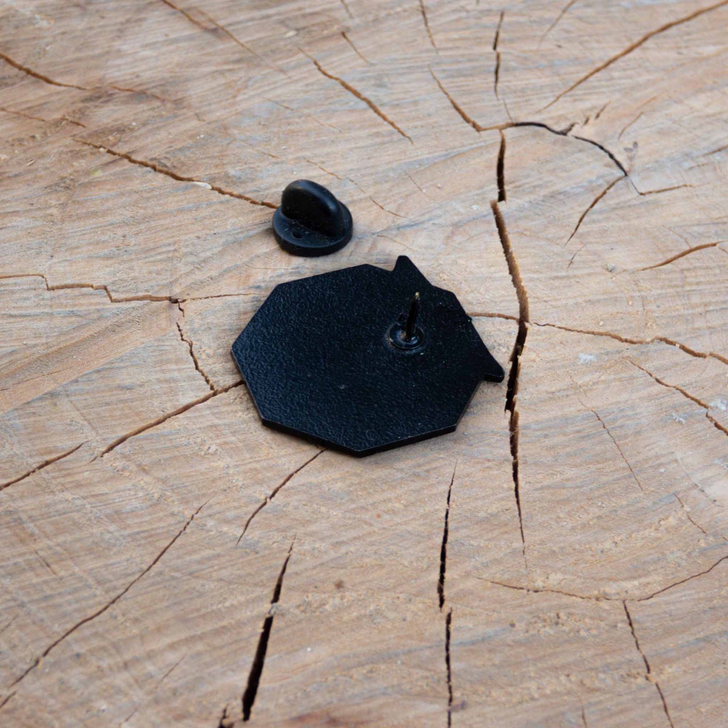 The Last of Us Stop Sign Metallic Pin