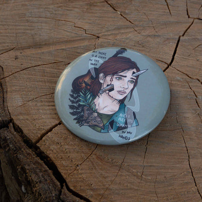 The Last of Us Ellie Pin There Is a Light in The Dark Brooch