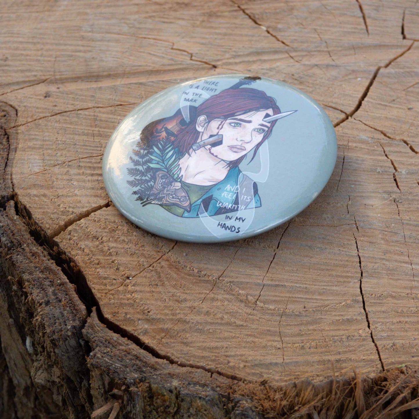The Last of Us Ellie Pin There Is a Light in The Dark Brooch
