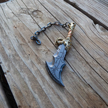 God of War 5 Ragnarok Blade of Chaos Keychain with Clasp