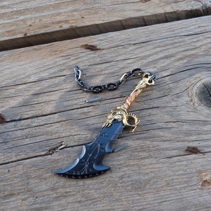 God of War 5 Ragnarok Blade of Chaos Keychain with Clasp
