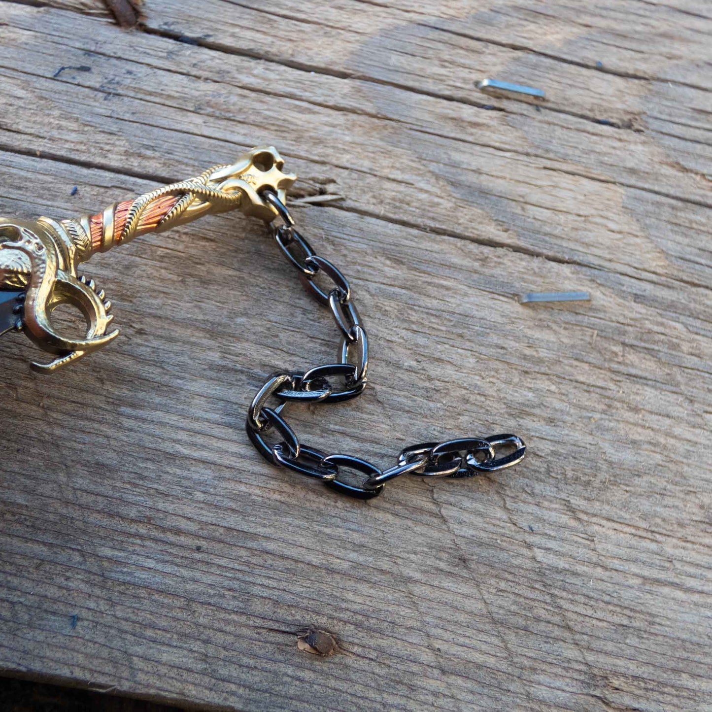 God of War 5 Ragnarok Blade of Chaos Keychain with Clasp