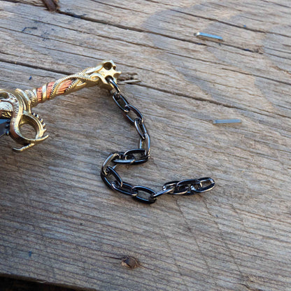 God of War 5 Ragnarok Blade of Chaos Keychain with Clasp