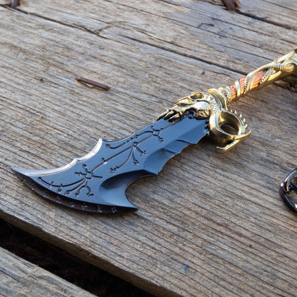 God of War 5 Ragnarok Blade of Chaos Keychain with Clasp
