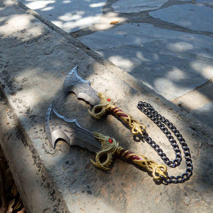 God of War 15cm Double Blades of Chaos with Big Chain
