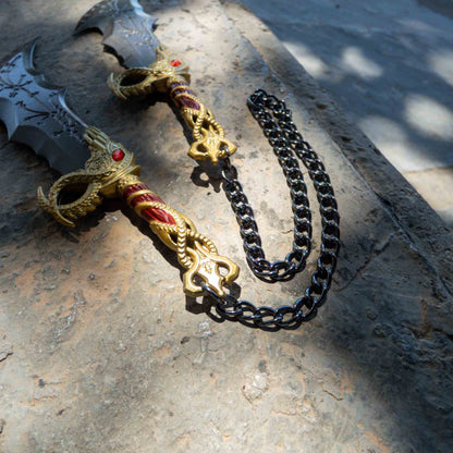 God of War 15cm Double Blades of Chaos with Big Chain