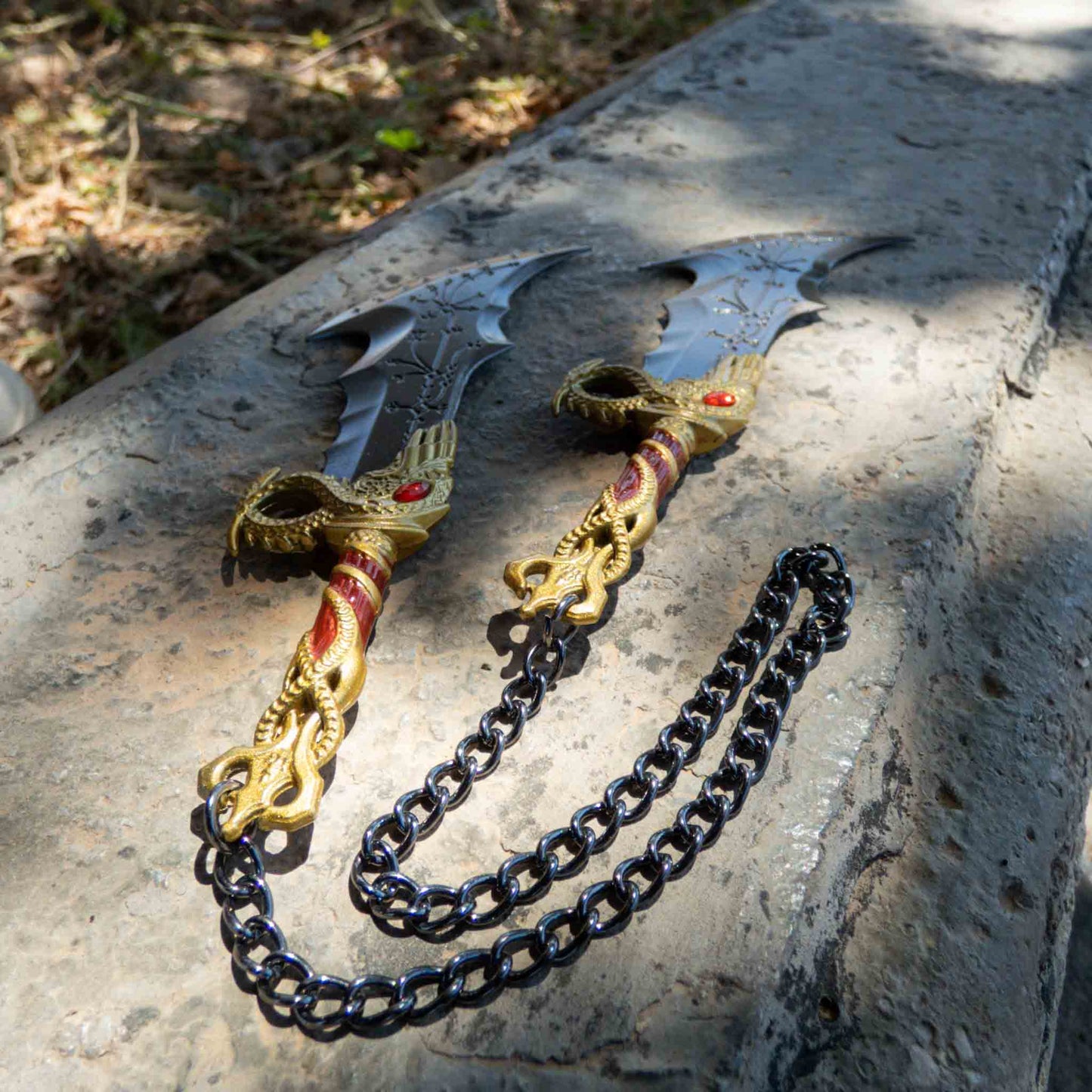 God of War 15cm Double Blades of Chaos with Big Chain