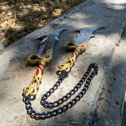 God of War 15cm Double Blades of Chaos with Big Chain
