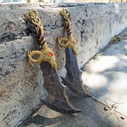 God of War 15cm Double Blades of Chaos with Big Chain