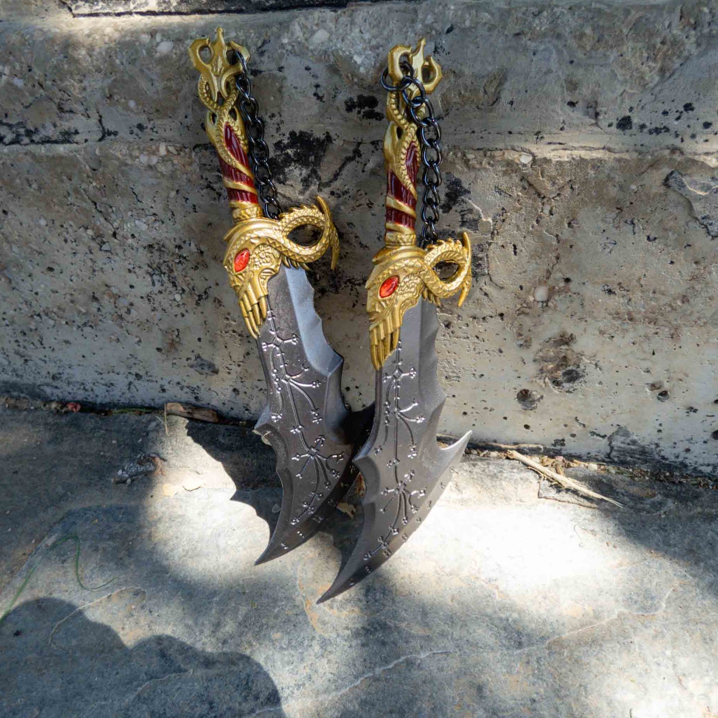 God of War 15cm Double Blades of Chaos with Big Chain