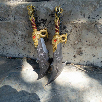 God of War 15cm Double Blades of Chaos with Big Chain