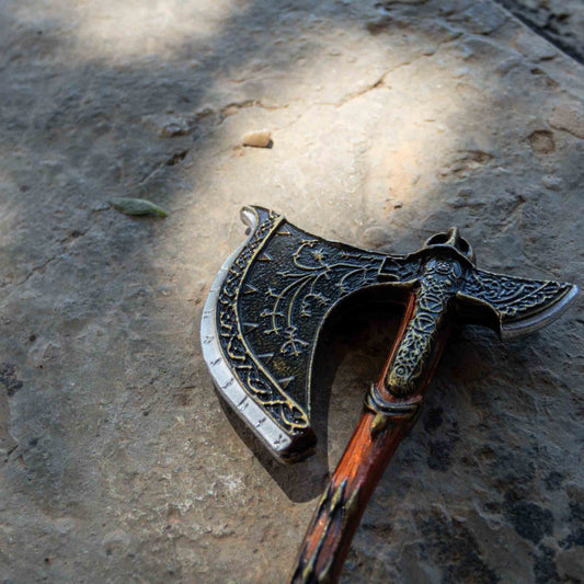 God of War Epic Leviathan Axe Very Detailed Keychain with Clasp 12cm