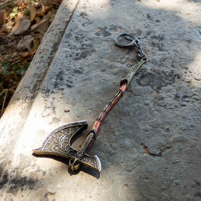 God of War Epic Leviathan Axe Very Detailed Keychain with Clasp 12cm