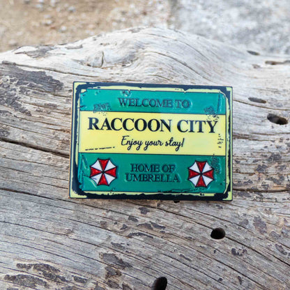 Resident Evil Welcome to Raccoon City Horror Metallic Pin Brooch