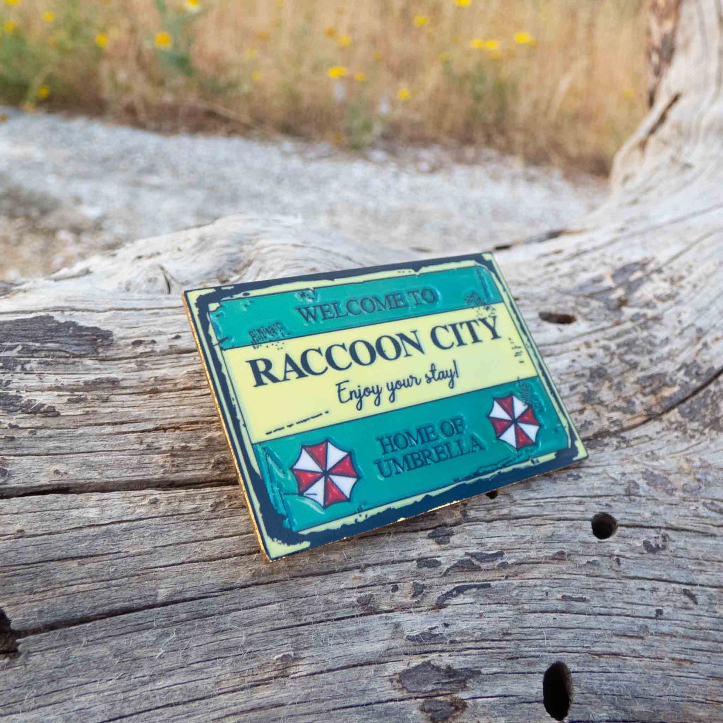 Resident Evil Welcome to Raccoon City Horror Metallic Pin Brooch