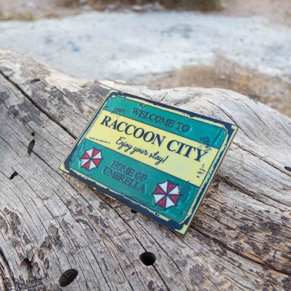 Resident Evil Welcome to Raccoon City Horror Metallic Pin Brooch