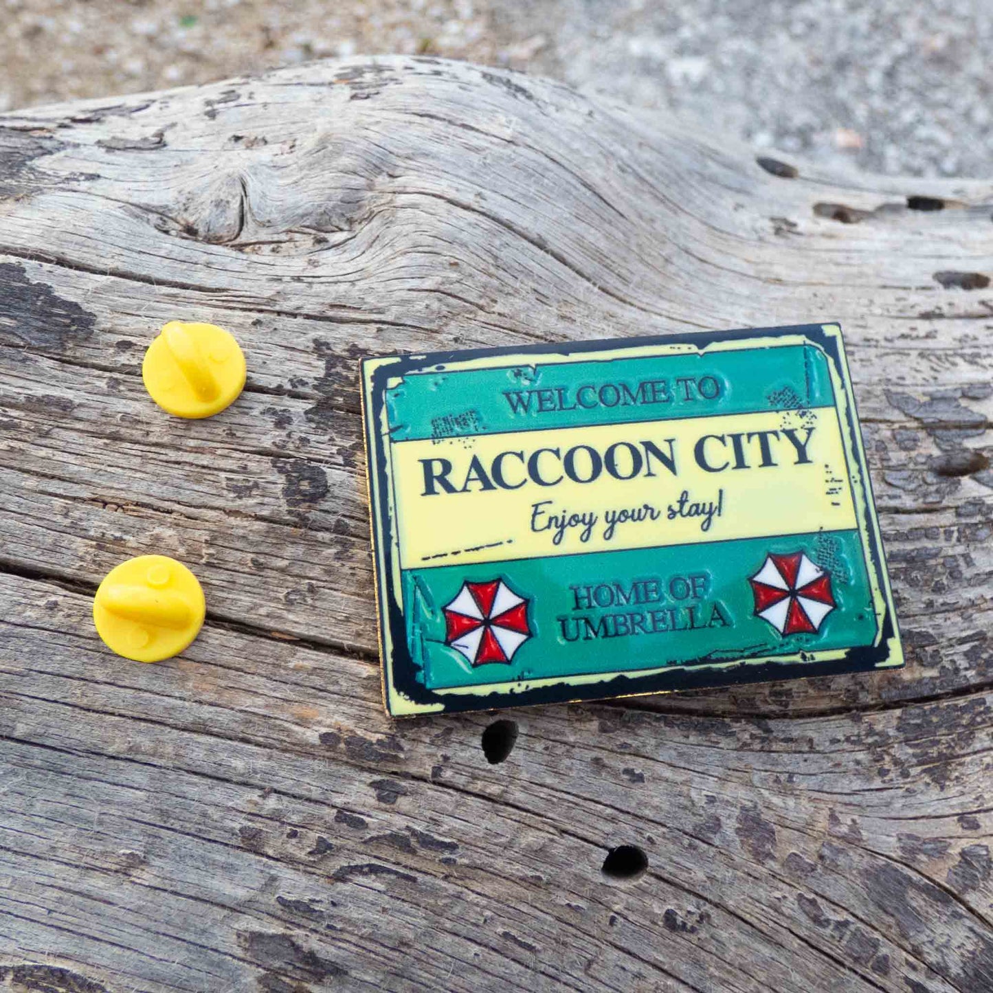 Resident Evil Welcome to Raccoon City Horror Metallic Pin Brooch