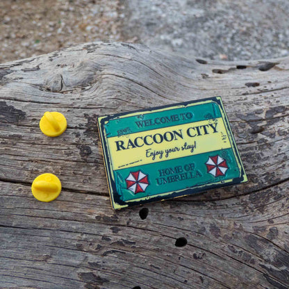 Resident Evil Welcome to Raccoon City Horror Metallic Pin Brooch
