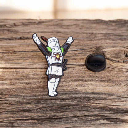 Dark Souls Solaire of Astora Praise the Sun Metallic Pin