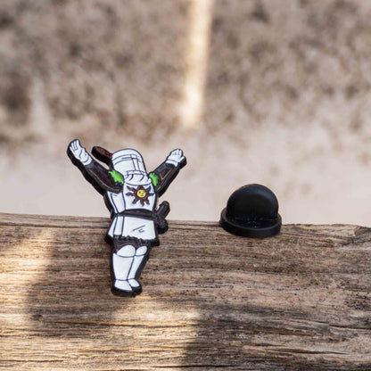Dark Souls Solaire of Astora Praise the Sun Metallic Pin
