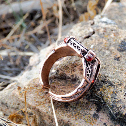 God Of War Ragnarok  StoneMason Ring Kratos Vegvisir Cosplay Ring