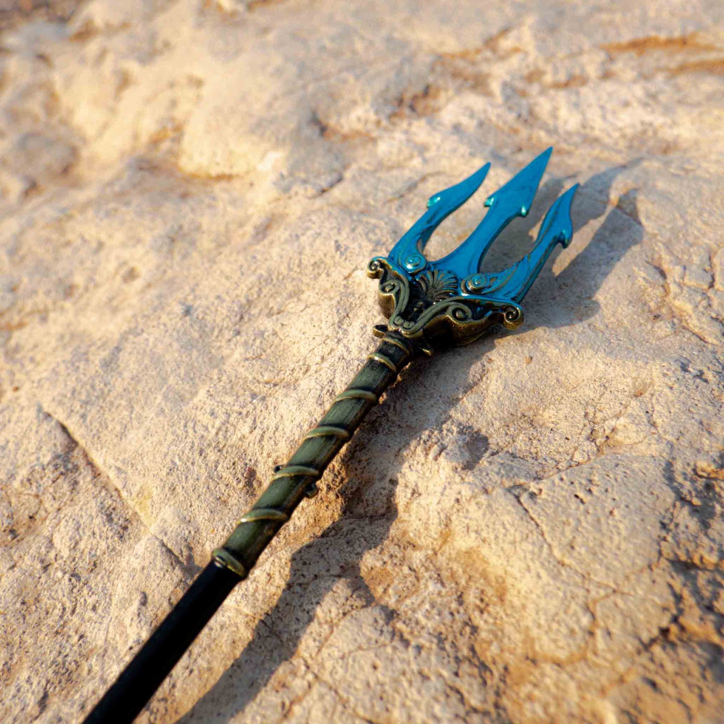 God of War 5 Ragnarok Kratos Poseidon Trident Collectible Desk Accessory