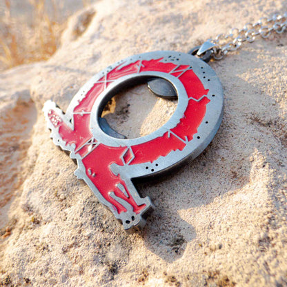 God of War 4 Kratos Delicate Chain Pendant Necklace