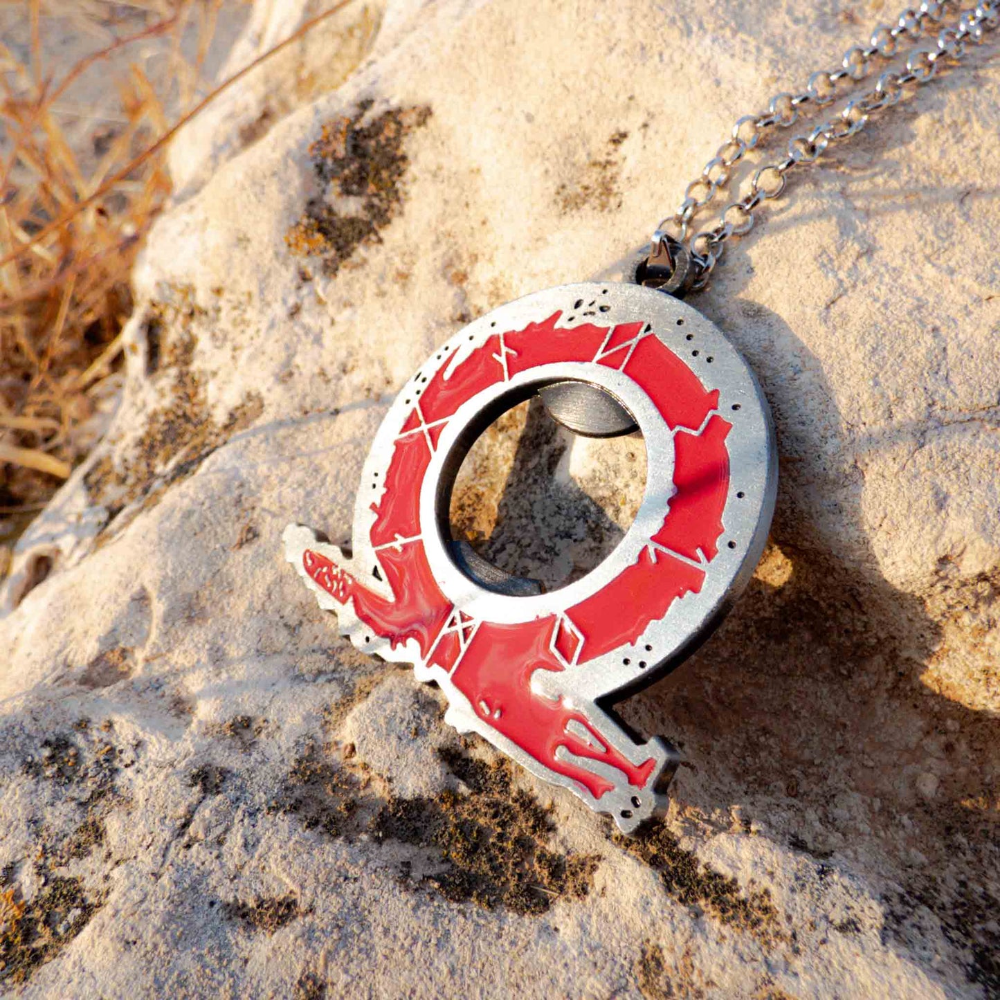 God of War 4 Kratos Delicate Chain Pendant Necklace