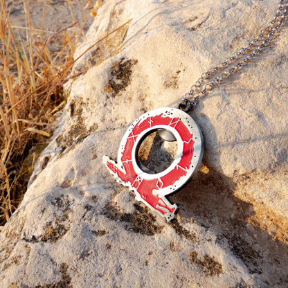 God of War 4 Kratos Delicate Chain Pendant Necklace