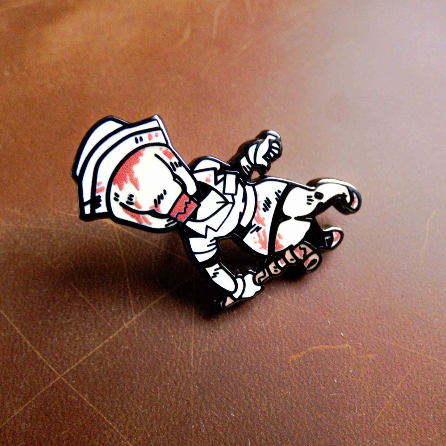 Silent Hill 2 The Bubble Head Bloody Nurse Enamel Pin Badge