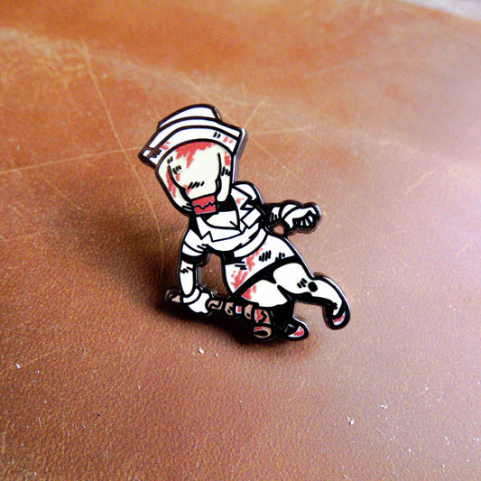 Silent Hill 2 The Bubble Head Bloody Nurse Enamel Pin Badge