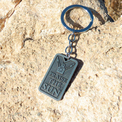 Dark Souls Steel Praise the Sun! Knight of Sunlight Keychain