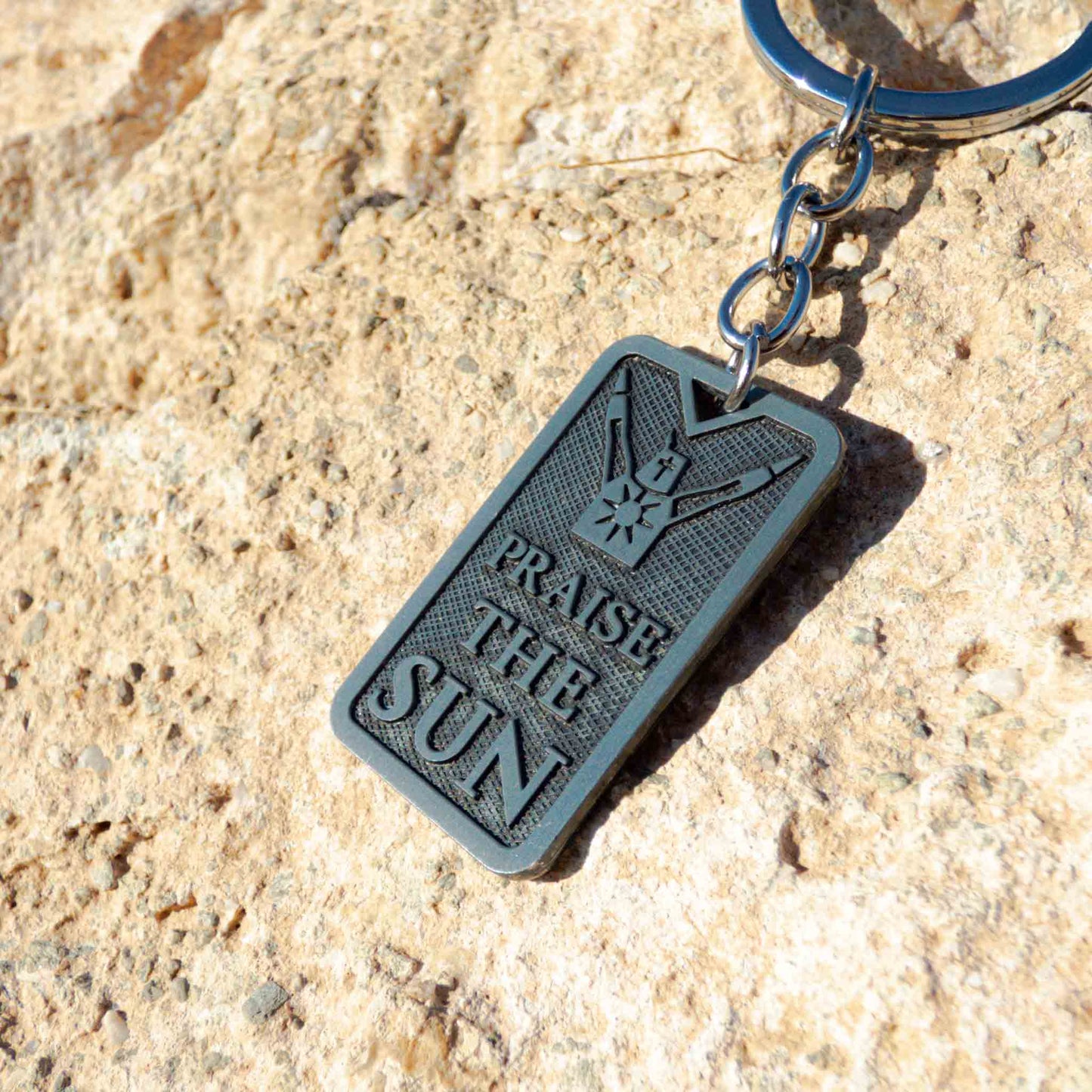 Dark Souls Steel Praise the Sun! Knight of Sunlight Keychain