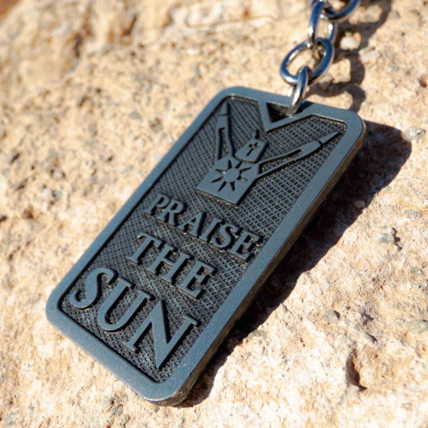 Dark Souls Steel Praise the Sun! Knight of Sunlight Keychain