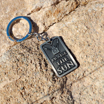 Dark Souls Steel Praise the Sun! Knight of Sunlight Keychain