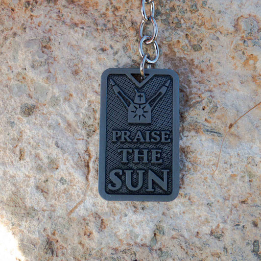 Dark Souls Steel Praise the Sun! Knight of Sunlight Keychain