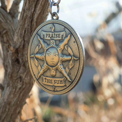 Dark Souls Steel Solaire of Astora Sun Inspired Keychain