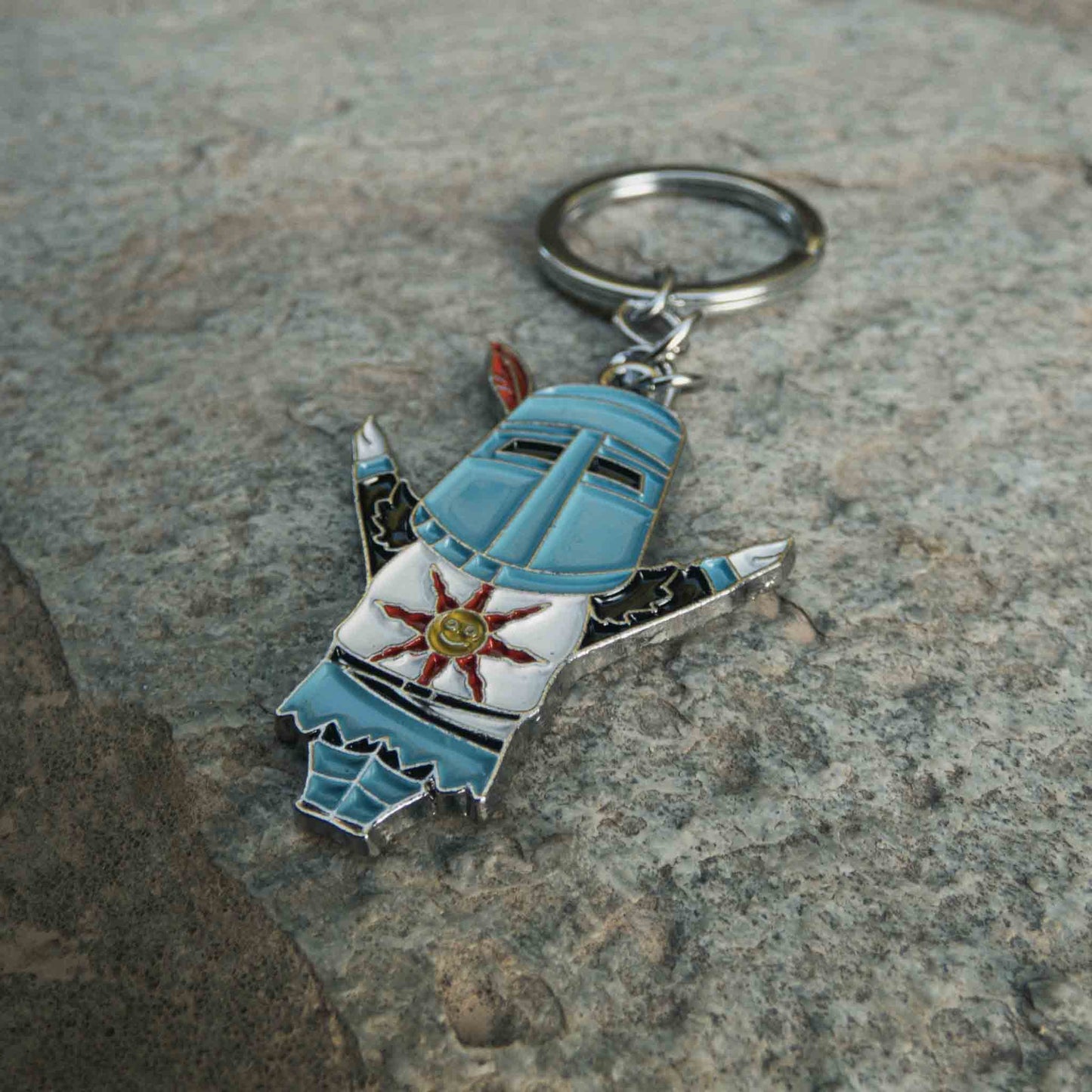 Dark Souls Steel Knight of Sunlight Solaire of Astora Keychain