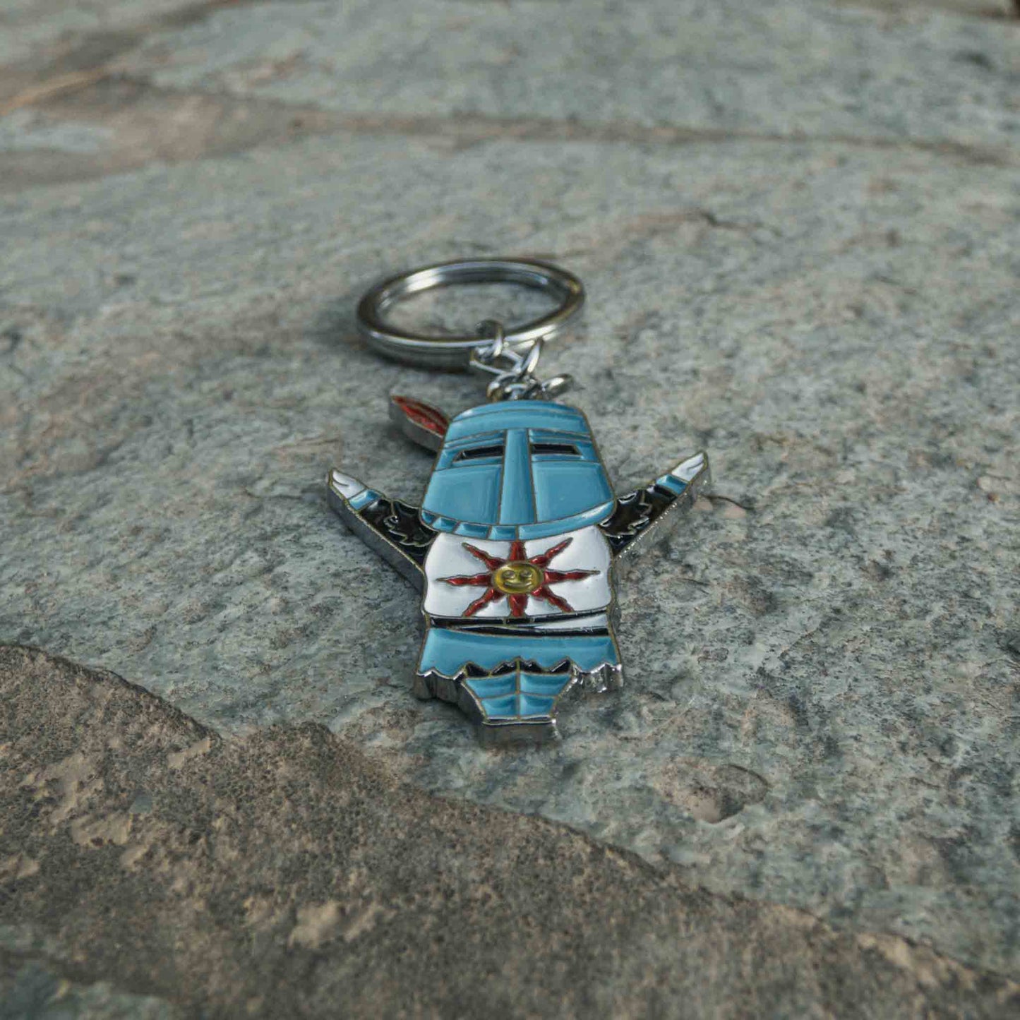 Dark Souls Steel Knight of Sunlight Solaire of Astora Keychain