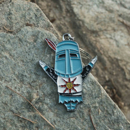 Dark Souls Steel Knight of Sunlight Solaire of Astora Keychain
