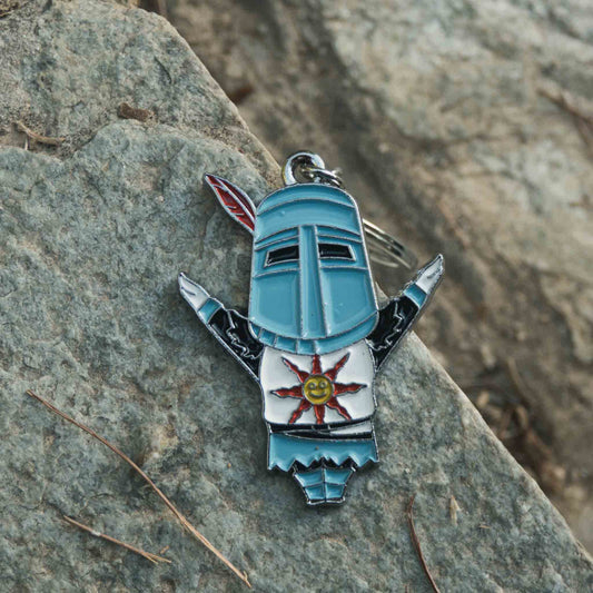 Dark Souls Steel Knight of Sunlight Solaire of Astora Keychain