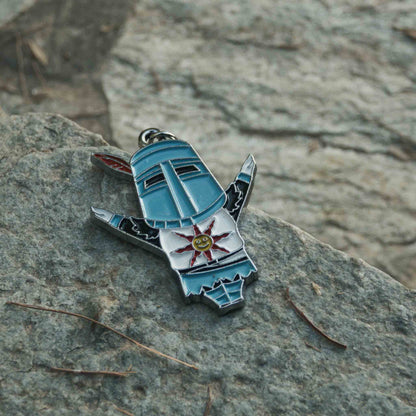 Dark Souls Steel Knight of Sunlight Solaire of Astora Keychain