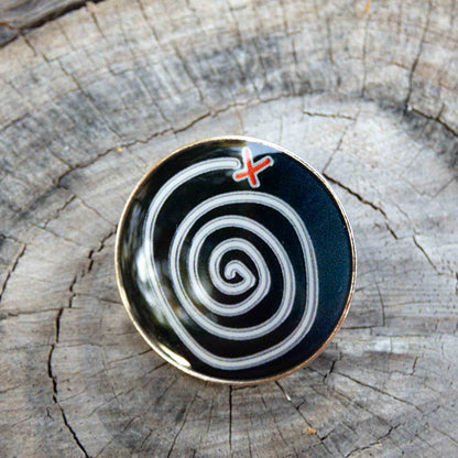 Life Is Strange Enamel Pin Time-Rewind Spiral Symbol Brooch