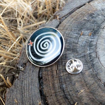Life Is Strange Enamel Pin Time-Rewind Spiral Symbol Brooch
