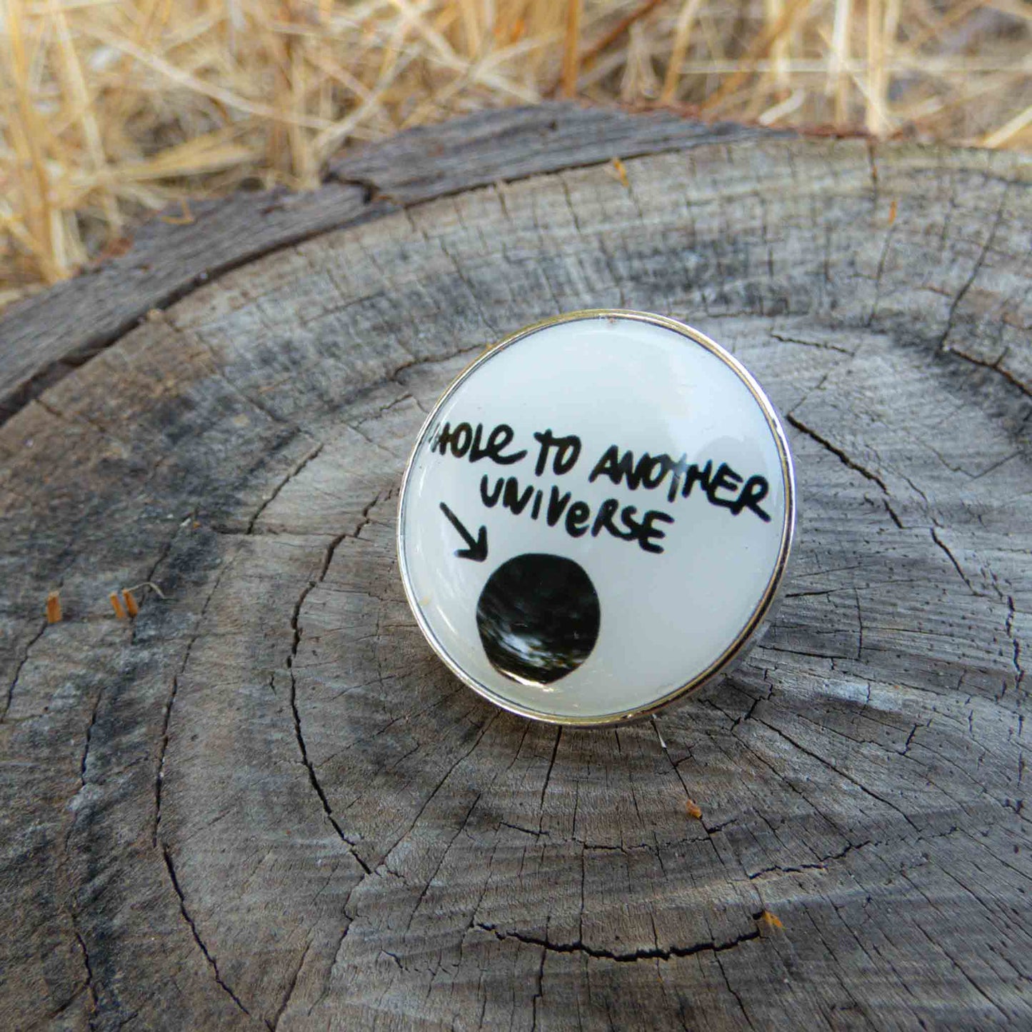 Life Is Strange Hold To Another Universe White Bg Pin Game Brooch