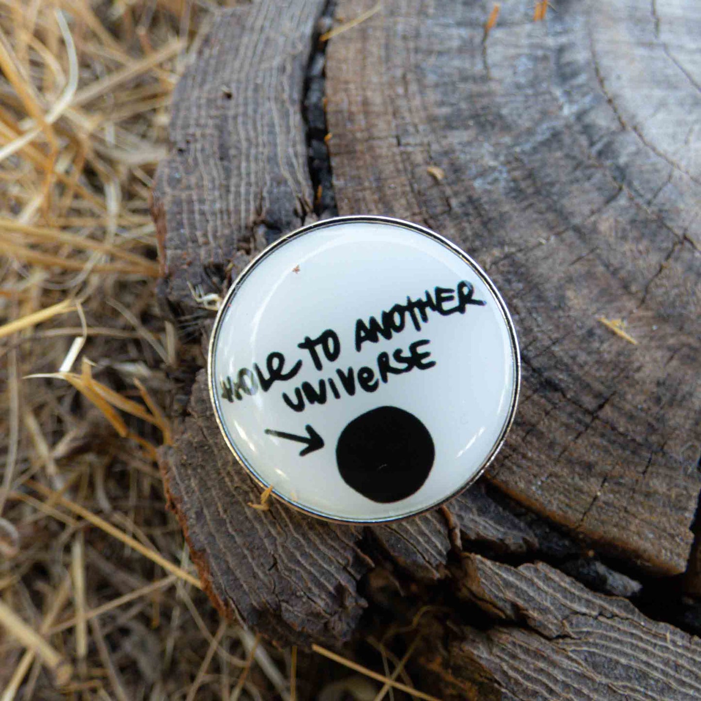 Life Is Strange Hold To Another Universe White Bg Pin Game Brooch
