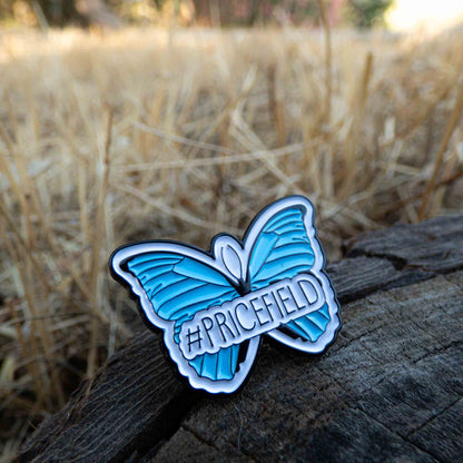 Life Is Strange #Pricefield Blue Butterfly Pin Themed Enamel Brooch